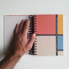 CUADERNO BAUHAUS TAPA DURA RING WIRE/ Modelo 125/ THEO Van Doesburg Nº 1