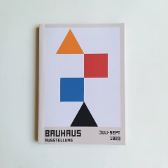Cuaderno Bauhaus Encuadernado Binder Artesanal a la Rústica (Tapa blanda) Modelo 238: Black Triangle - comprar online