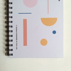 Imagen de CUADERNO TAPA DURA RING WIRE/ Modelo 239/ PINK CIRCLE