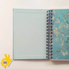 Agenda Diaria Vincent Tapa Dura Ring Wire/ Modelo 46/ Obra: Almendro en Flor (1890) - tienda online