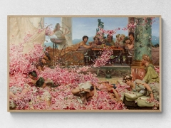 Cuadro en marco madera Kiri Box/ Modelo 215/ Las rosas de Heliogábalo (1888), Sir Lawrence Alma - Tadema - comprar online