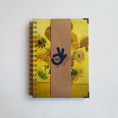 Agenda Diaria Vincent Tapa Dura Ring Wire/ Modelo 58/ Sunflowers, 1889. - tienda online