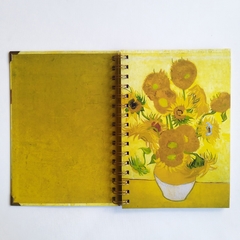 Agenda Diaria Vincent Tapa Dura Ring Wire/ Modelo 58/ Sunflowers, 1889. - tienda online