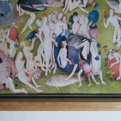 Cuadro en marco madera Kiri Box/ Modelo 222/ The Garden of Earthly Delights, El Jardín de las Delicias, Hieronymus Bosch (El Bosco) - comprar online