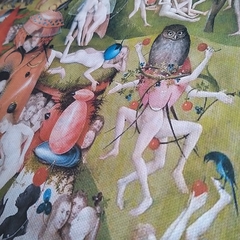 Cuadro en marco madera Kiri Box/ Modelo 222/ The Garden of Earthly Delights, El Jardín de las Delicias, Hieronymus Bosch (El Bosco) - tienda online