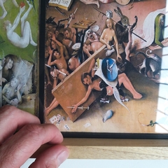 Imagen de Cuadro en marco madera Kiri Box/ Modelo 222/ The Garden of Earthly Delights, El Jardín de las Delicias, Hieronymus Bosch (El Bosco)