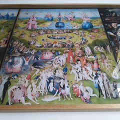 Cuadro en marco madera Kiri Box/ Modelo 222/ The Garden of Earthly Delights, El Jardín de las Delicias, Hieronymus Bosch (El Bosco) - comprar online