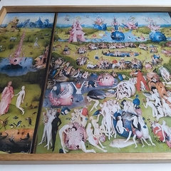 Cuadro en marco madera Kiri Box/ Modelo 222/ The Garden of Earthly Delights, El Jardín de las Delicias, Hieronymus Bosch (El Bosco) en internet