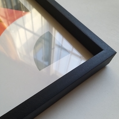 Customizado Marco Negro (para la categoría Marco Madera Kiri Box Natural, QUADRAT y LANG)