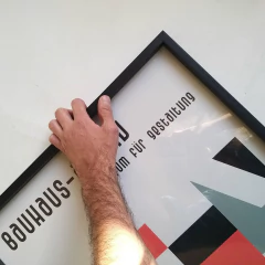 Cuadro en marco madera Kiri Box/ Modelo 131/ WEIMAR MUSTER 40 (Incluye customizado Marco Negro Kiri Box pintado a mano). en internet