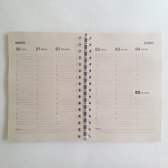 CUADERNO TAPA DURA RING WIRE/ Modelo 220/ Bloeiende hosta, Ohara Koson, año 1920 - 1930. - comprar online