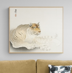 Cuadro en marco madera Kiri Box/ Modelo 334/ Modelo 334/ TIGER (1900 - 1930) by OHARA KOSON - comprar online