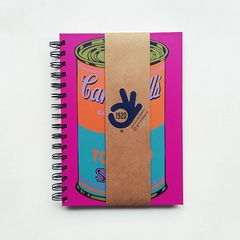 CUADERNO TAPA DURA RING WIRE/ Modelo 168/ CAMPBELL' S SOUP CAN en internet