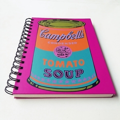 CUADERNO TAPA DURA RING WIRE/ Modelo 168/ CAMPBELL' S SOUP CAN - 1920®objetos de diseño 