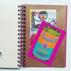 CUADERNO TAPA DURA RING WIRE/ Modelo 168/ CAMPBELL' S SOUP CAN - 1920®objetos de diseño 