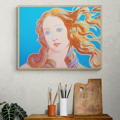 Cuadro en marco madera Kiri Box/ Modelo 346/ Birth of Venus (1984) by ANDY WARHOL