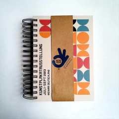 Imagen de Agenda Diaria Bauhaus Tapa Dura Ring Wire/ Modelo 116/ WEIMAR MUSTER 13