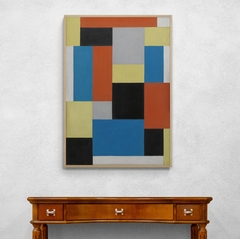 Cuadro en marco madera Kiri Box/ Modelo 374/ Composición XX (1920) / THEO VAN DOESBURG