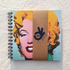 CUADERNO QUADRAT / TAPA DURA RING WIRE/ Modelo 360/ MARILYN (1989) Print Litografía by By ANDY WARHOL - comprar online