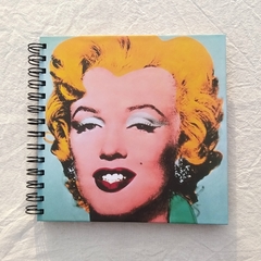 CUADERNO QUADRAT / TAPA DURA RING WIRE/ Modelo 360/ MARILYN (1989) Print Litografía by By ANDY WARHOL - tienda online