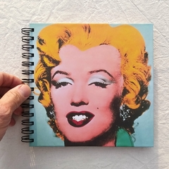CUADERNO QUADRAT / TAPA DURA RING WIRE/ Modelo 360/ MARILYN (1989) Print Litografía by By ANDY WARHOL en internet