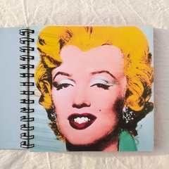 CUADERNO QUADRAT / TAPA DURA RING WIRE/ Modelo 360/ MARILYN (1989) Print Litografía by By ANDY WARHOL - tienda online