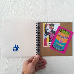 CUADERNO QUADRAT / TAPA DURA RING WIRE/ Modelo 360/ MARILYN (1989) Print Litografía by By ANDY WARHOL