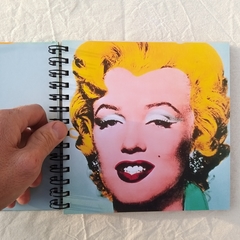 CUADERNO QUADRAT / TAPA DURA RING WIRE/ Modelo 360/ MARILYN (1989) Print Litografía by By ANDY WARHOL - comprar online