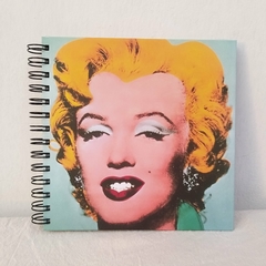 Imagen de CUADERNO QUADRAT / TAPA DURA RING WIRE/ Modelo 360/ MARILYN (1989) Print Litografía by By ANDY WARHOL