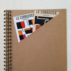 Agenda 2 días por página Bauhaus/ Tapa Dura Ring Wire/ Modelo 81/ LE CORBUSIER I en internet
