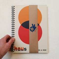 Agenda Semanal Bauhaus Tapa Dura Ring Wire/ Modelo 40/ SCHNITTKREISE - 1920®objetos de diseño 