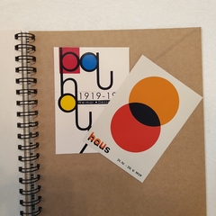 Agenda Semanal Bauhaus Tapa Dura Ring Wire/ Modelo 40/ SCHNITTKREISE - 1920®objetos de diseño 