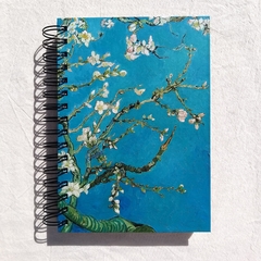 Agenda 2 días por página/ Vincent Tapa Dura Ring Wire/ Modelo 46/ Obra: Almendro en Flor (1890) - comprar online