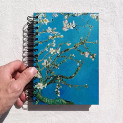 Agenda Semanal Vincent Tapa Dura Ring Wire/ Modelo 46/ Obra: Almendro en Flor (1890) - comprar online