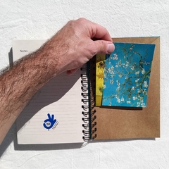 Agenda Semanal Vincent Tapa Dura Ring Wire/ Modelo 46/ Obra: Almendro en Flor (1890) - tienda online