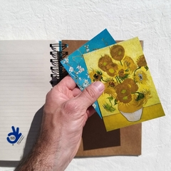 Agenda Semanal Vincent Tapa Dura Ring Wire/ Modelo 46/ Obra: Almendro en Flor (1890) - comprar online