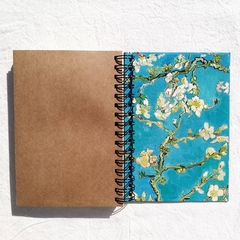 Agenda Semanal Vincent Tapa Dura Ring Wire/ Modelo 46/ Obra: Almendro en Flor (1890) - 1920®objetos de diseño 