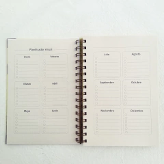 Agenda Semanal Bauhaus Tapa Dura Ring Wire/ MODELO 236/ MoMA BLACK ⬛⬜