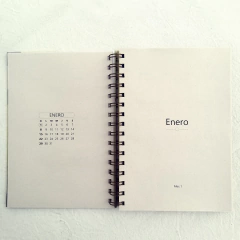 Agenda Semanal Bauhaus Tapa Dura Ring Wire/ MODELO 236/ MoMA BLACK ⬛⬜ - comprar online