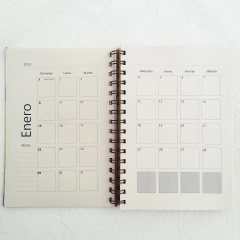Agenda Semanal Bauhaus Tapa Dura Ring Wire/ MODELO 236/ MoMA BLACK ⬛⬜ en internet