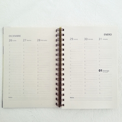 Agenda Semanal Tapa Dura Ring Wire/ Modelo 264/ YELLOW PUMPKIN (2003) / YAYOI KUSAMA - tienda online