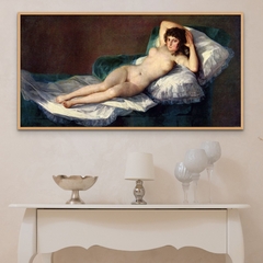 LANG Marco Madera Kiri Box Natural Alargado/ Modelo 615/ La Maja Desnuda (1795-1800) by Francisco de Goya y Lucientes