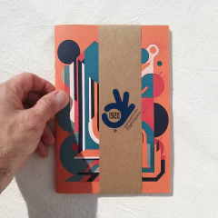 SET de 3 Cuadernos acaballados BAUHAUS / GEOMETRIE 1 + 2 + 3