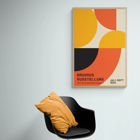 Cuadro en marco madera Kiri Box/ Modelo 262/ Weimar Muster 46