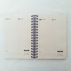 Agenda Semanal Tapa Dura Ring Wire/ Modelo 23/ GELBEN KREIS - 1920®objetos de diseño 