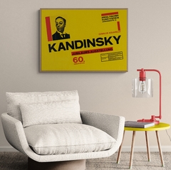 Cuadro en marco madera Kiri Box/ Modelo 716/ Cartel Exposición 60 Aniversario de Wassily Kandinsky en internet