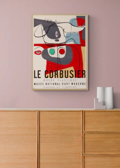 Cuadro en marco madera Kiri Box/ Modelo 100/ LE CORBUSIER VII - comprar online