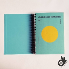 Agenda Semanal Bauhaus Tapa Dura Ring Wire/ MODELO 11/ YELLOW CIRCLE en internet