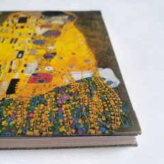 Agenda KLIMT 2 días por página / Tapa Dura Ring Wire/ MODELO 156/ Der Kuss GUSTAV KLIMT (1908) en internet