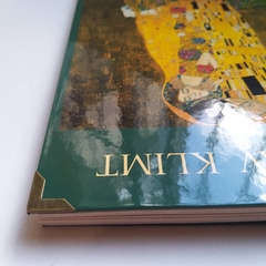 CUADERNO TAPA DURA RING WIRE/ MODELO 223/ Der Kuss 2 (Póster Verde), GUSTAV KLIMT (1908) - 1920®objetos de diseño 